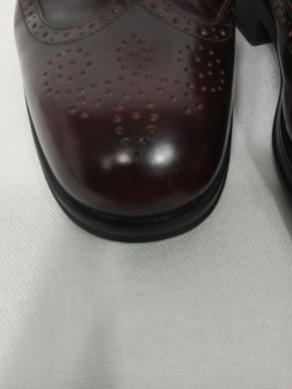 ROCKPORT Classic Men’s Wingtip Oxford Dress Shoes In Burgundy Size 10 - Picture 8 of 13